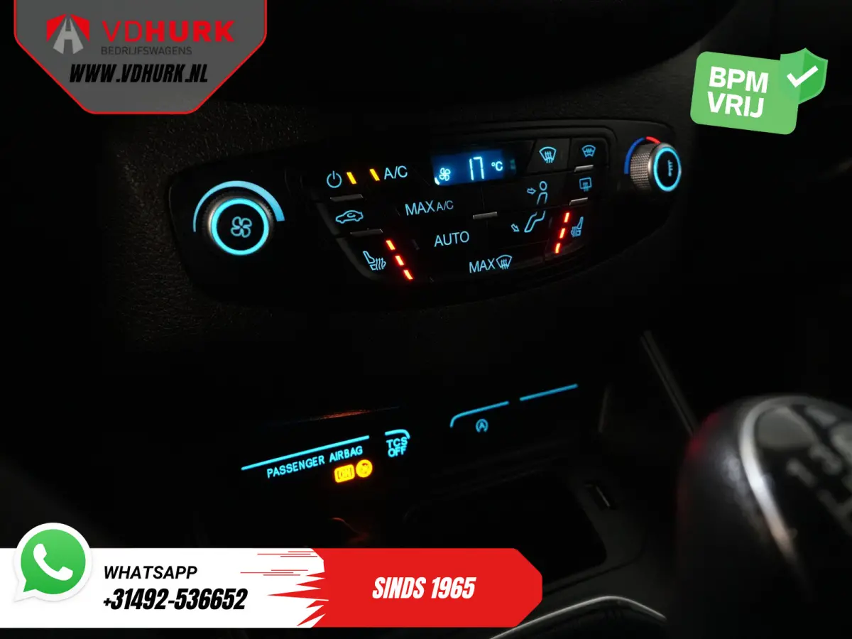 1.5 TDCI 100 pk Limited Stoelverw./ Voorruitverw./ Navi/ Carplay/ Camera/ Climate/ PDC/ LMV/ Cruise/ Trekhaak