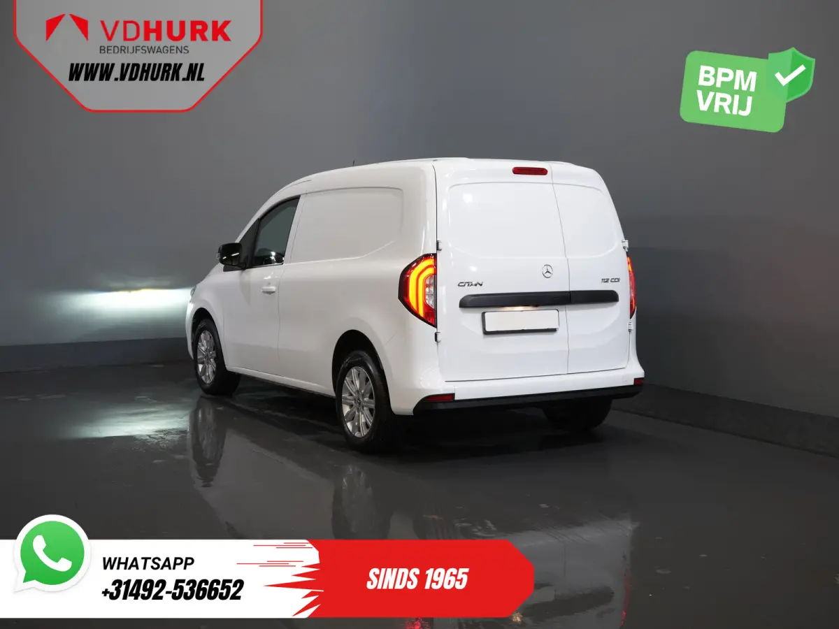 112 CDI 3 Pers./ LED/ Stoelverw./ Carplay/ Camera/ Navi/ PDC/ Cruise/ LMV