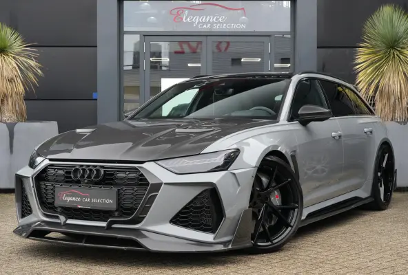 Mansory | 860PK | Pano | HUD | B&O | 360° | Keramisch | Carbon | Audi RS6 Avant 4.0 TFSI quattro Mansory 861 PK Benzine met 4.0 achtcilinder, Dynamic Plus Pack, panoramadak, Head-Up Display
