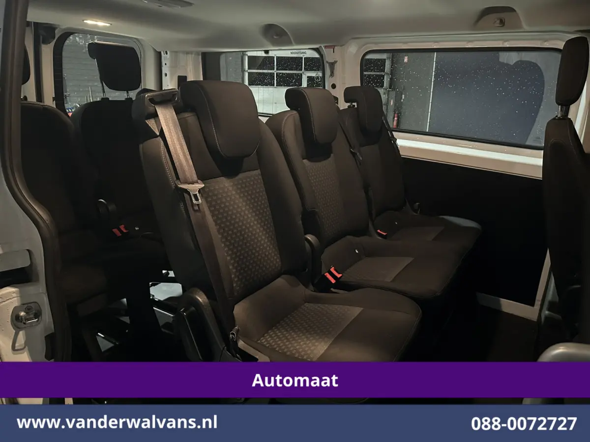 1.0 EcoBoost Hybride Automaat L1H1 9 Persoons Personenbus Euro6 Prijs INCL BTW/BPM Airco | Cruisecontrol | LED Sidebars, Verwarmde Voorruit, Stoelverwarming, Parkeersensoren, Bijrijdersbank