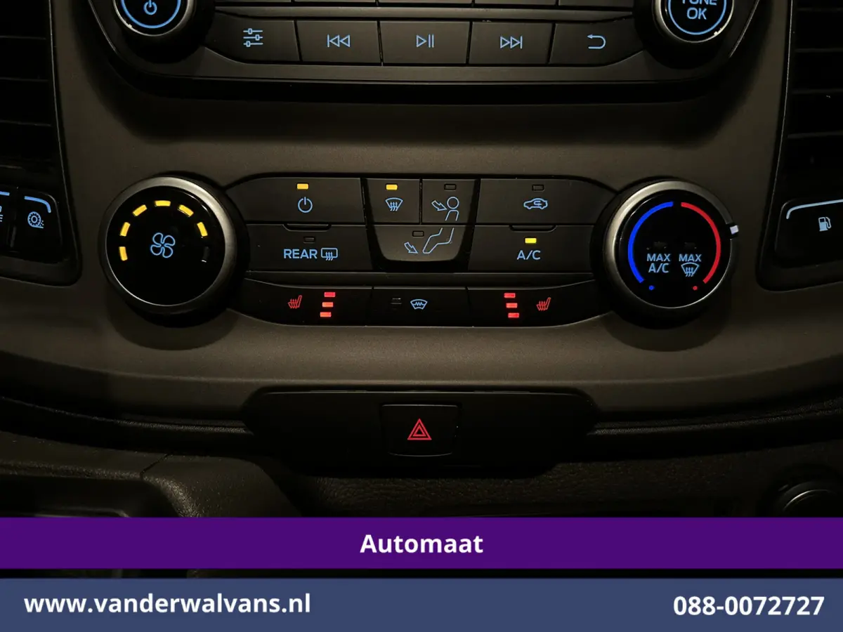 1.0 EcoBoost Hybride Automaat L1H1 9 Persoons Personenbus Euro6 Prijs INCL BTW/BPM Airco | Cruisecontrol | LED Sidebars, Verwarmde Voorruit, Stoelverwarming, Parkeersensoren, Bijrijdersbank