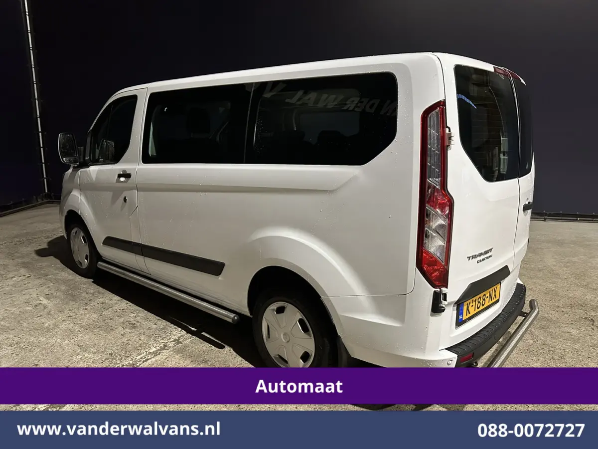 1.0 EcoBoost Hybride Automaat L1H1 9 Persoons Personenbus Euro6 Prijs INCL BTW/BPM Airco | Cruisecontrol | LED Sidebars, Verwarmde Voorruit, Stoelverwarming, Parkeersensoren, Bijrijdersbank