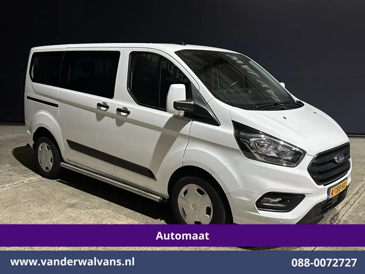 1.0 EcoBoost Hybride Automaat L1H1 9 Persoons Personenbus Euro6 Prijs INCL BTW/BPM Airco | Cruisecontrol | LED Sidebars, Verwarmde Voorruit, Stoelverwarming, Parkeersensoren, Bijrijdersbank