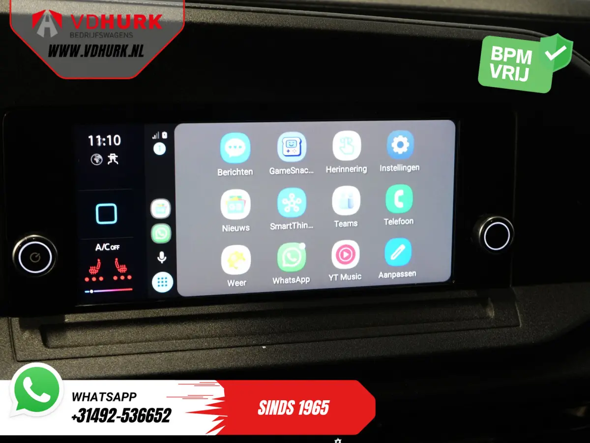 Maxi 2.0 TDI 125 pk DSG Aut. Standkachel/ Stoelverw./ Carplay/ Airco/ Cruise/ PDC/ 16”LMV/ Trekhaak