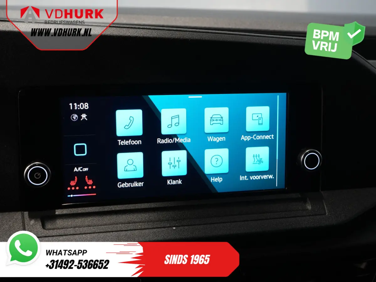 Maxi 2.0 TDI 125 pk DSG Aut. Standkachel/ Stoelverw./ Carplay/ Airco/ Cruise/ PDC/ 16”LMV/ Trekhaak