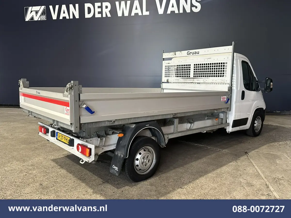 2.2 BlueHDi 140pk Kipper Open Laadbak Euro6 Bijrijdersbank Bluetooth telefoonvoorbereiding