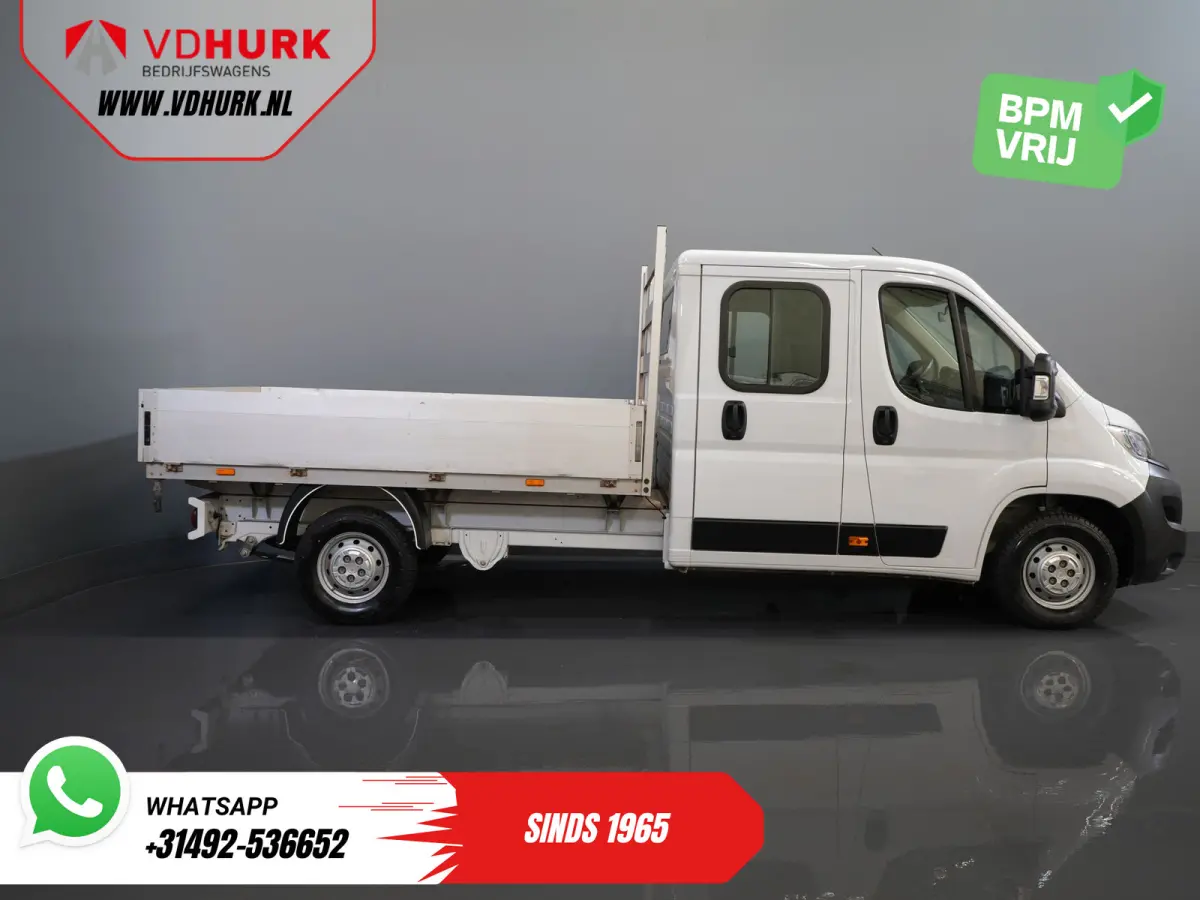2.2 140 pk DC Dubbel Cabine Open Laadbak/ 7 Pers./ 2.5t Trekverm./ Cruise/ Airco/ 288x215x35/ Pick up