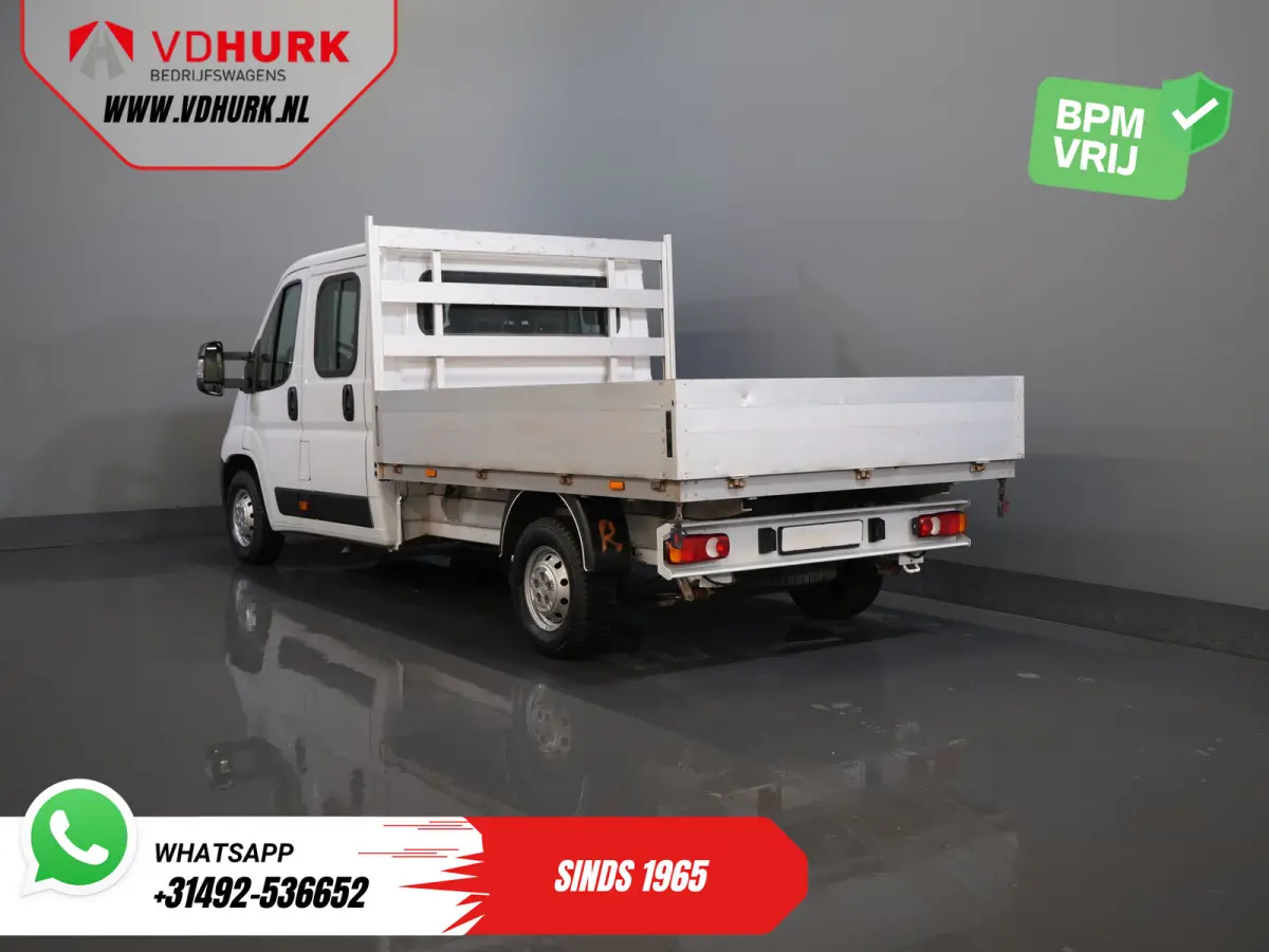 2.2 140 pk DC Dubbel Cabine Open Laadbak/ 7 Pers./ 2.5t Trekverm./ Cruise/ Airco/ 288x215x35/ Pick up