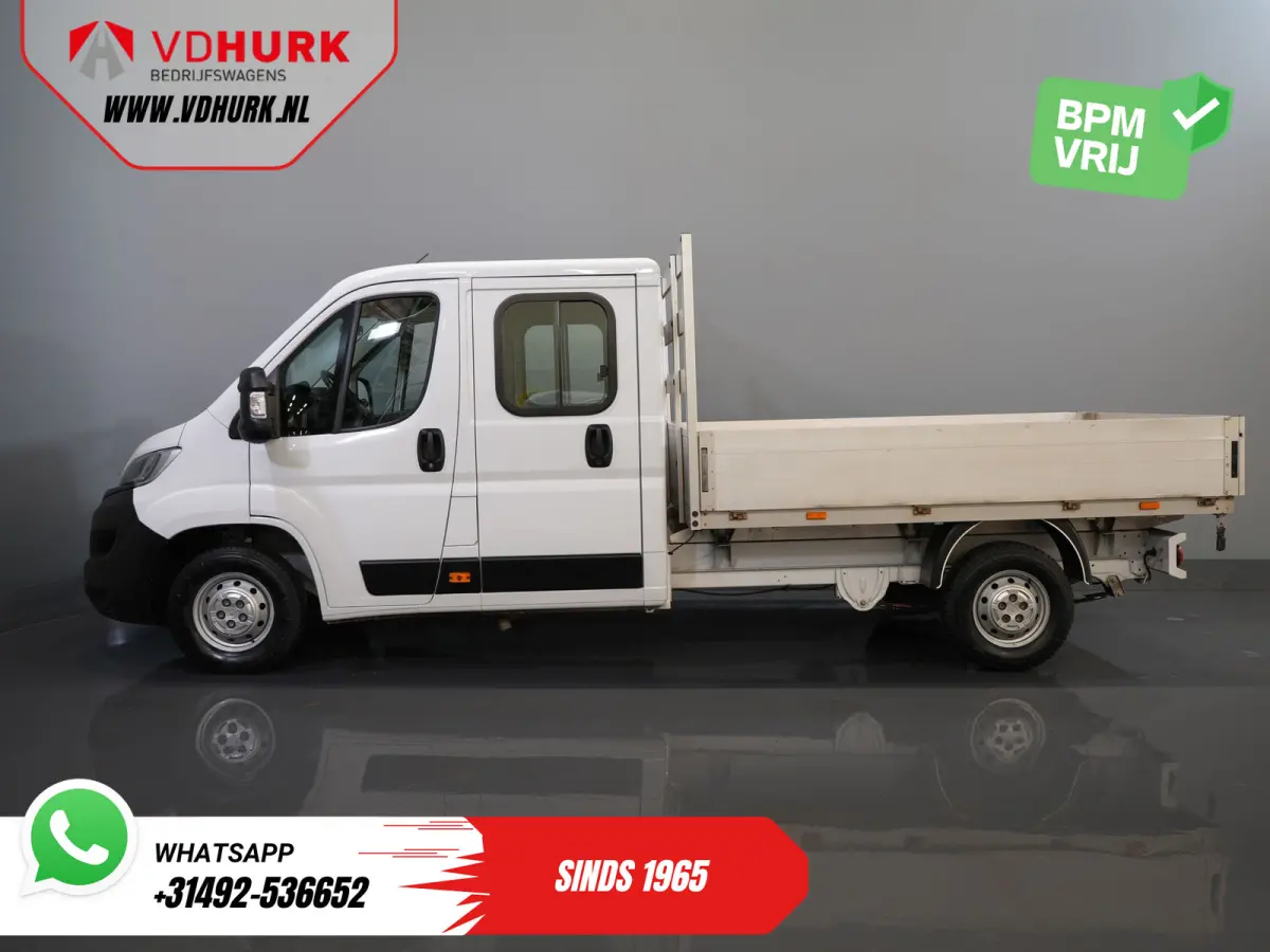 2.2 140 pk DC Dubbel Cabine Open Laadbak/ 7 Pers./ 2.5t Trekverm./ Cruise/ Airco/ 288x215x35/ Pick up