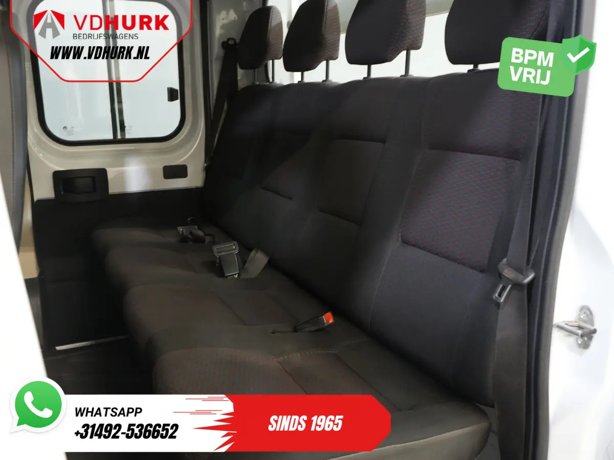 2.2 140 pk DC Dubbel Cabine Open Laadbak/ 7 Pers./ 2.5t Trekverm./ Cruise/ Airco/ 288x215x35/ Pick up