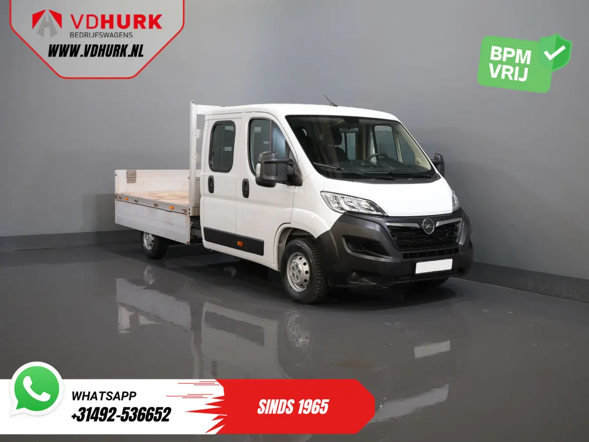 2.2 140 pk DC Dubbel Cabine Open Laadbak/ 7 Pers./ 2.5t Trekverm./ Cruise/ Airco/ 288x215x35/ Pick up