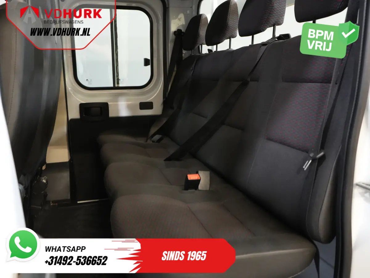 2.2 140 pk DC Dubbel Cabine Open Laadbak/ 7 Pers./ 2.5t Trekverm./ Cruise/ Airco/ 288x215x35/ Pick up