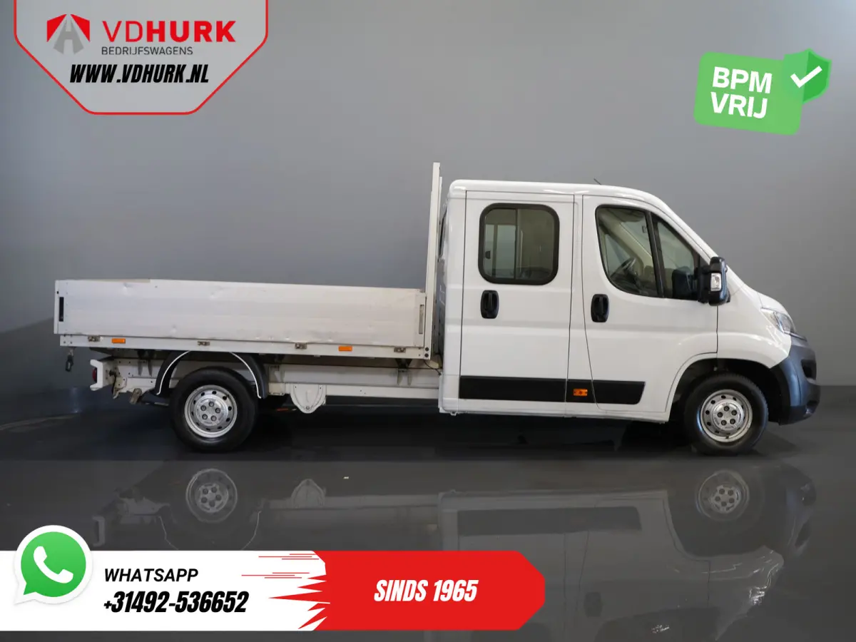2.2 140 pk DC Dubbel Cabine Open Laadbak/ 7 Pers./ 2.5t Trekverm./ Cruise/ Airco/ 288x215x35/ Pick up