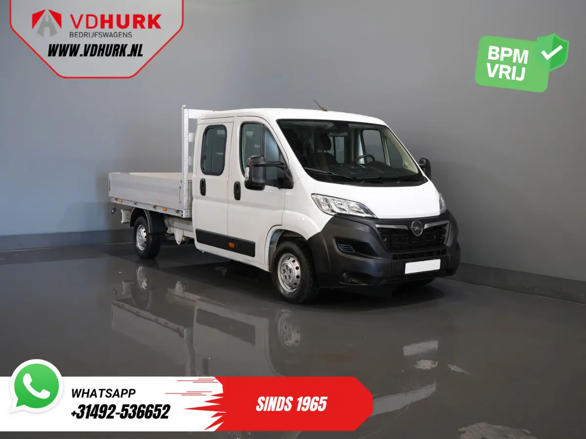 2.2 140 pk DC Dubbel Cabine Open Laadbak/ 7 Pers./ 2.5t Trekverm./ Cruise/ Airco/ 288x215x35/ Pick up