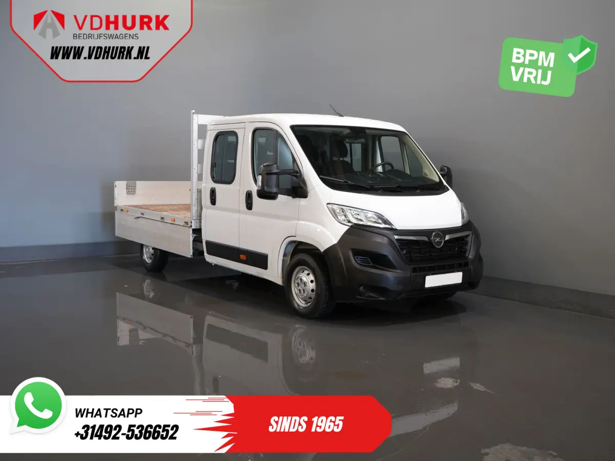 2.2 140 pk DC Dubbel Cabine Open Laadbak/ 7 Pers./ 2.5t Trekverm./ Cruise/ Airco/ 288x215x35/ Pick up
