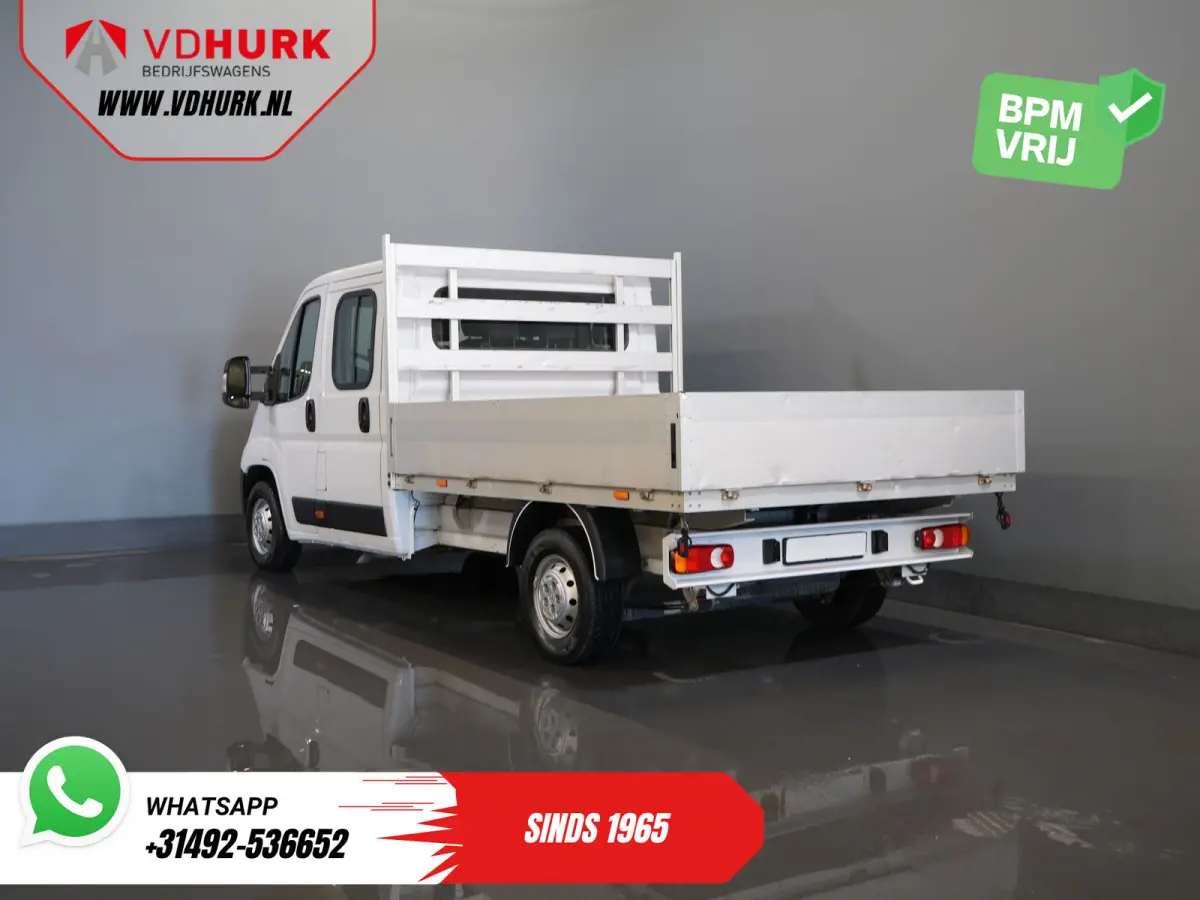 2.2 140 pk DC Dubbel Cabine Open Laadbak/ 7 Pers./ 2.5t Trekverm./ Cruise/ Airco/ 288x215x35/ Pick up