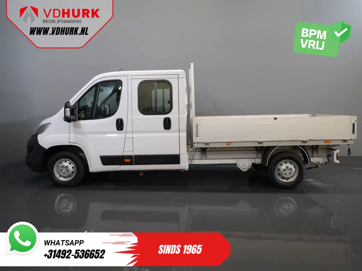 2.2 140 pk DC Dubbel Cabine Open Laadbak/ 7 Pers./ 2.5t Trekverm./ Cruise/ Airco/ 288x215x35/ Pick up