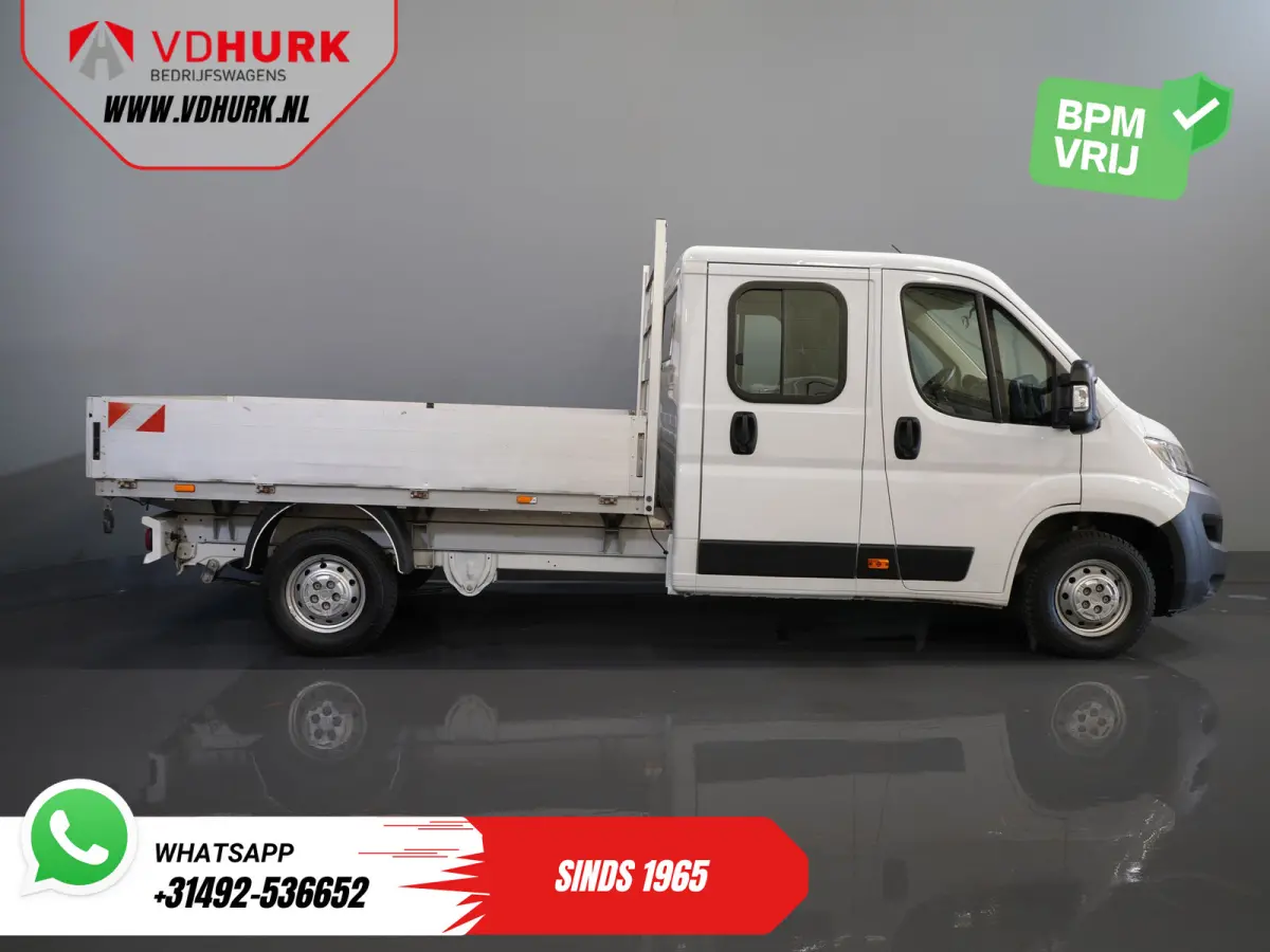 2.2 140 pk DC Dubbel Cabine Open Laadbak/ 7 Pers./ 2.5t Trekverm./ Cruise/ Airco/ 288x215x35/ Pick up