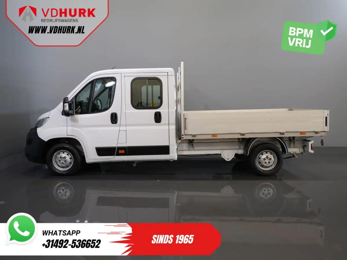 2.2 140 pk DC Dubbel Cabine Open Laadbak/ 7 Pers./ 2.5t Trekverm./ Cruise/ Airco/ 288x215x35/ Pick up