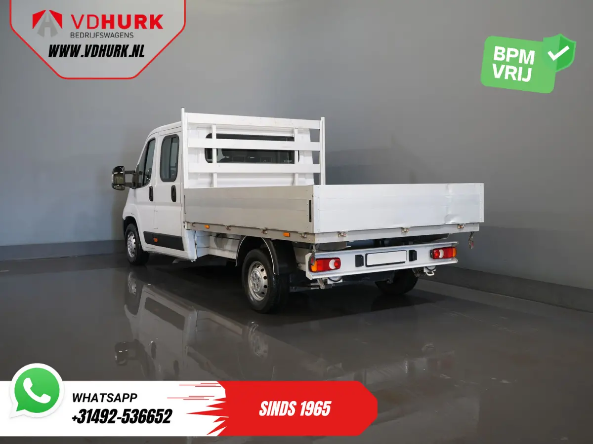 2.2 140 pk DC Dubbel Cabine Open Laadbak/ 7 Pers./ 2.5t Trekverm./ Cruise/ Airco/ 288x215x35/ Pick up