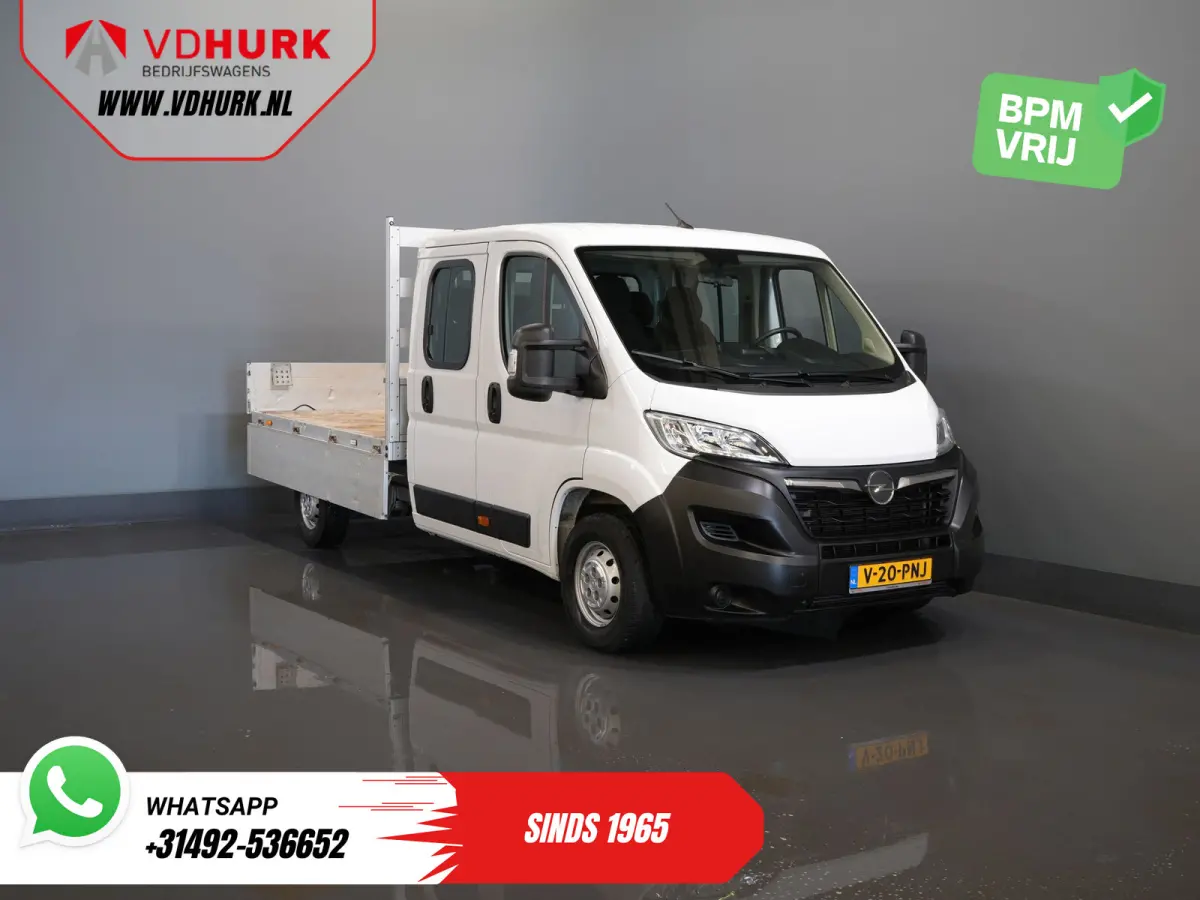 2.2 140 pk DC Dubbel Cabine Open Laadbak/ 7 Pers./ 2.5t Trekverm./ Cruise/ Airco/ 288x215x35/ Pick up