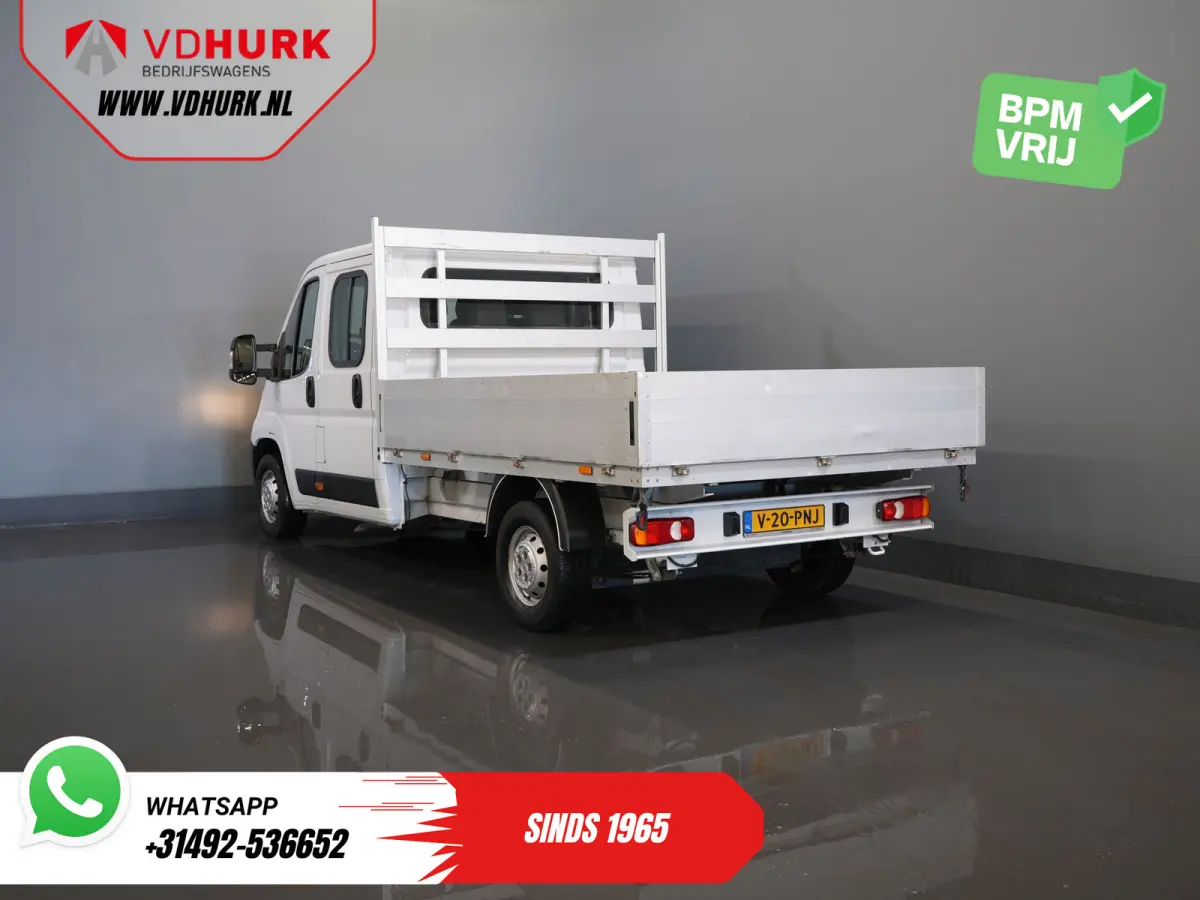 2.2 140 pk DC Dubbel Cabine Open Laadbak/ 7 Pers./ 2.5t Trekverm./ Cruise/ Airco/ 288x215x35/ Pick up
