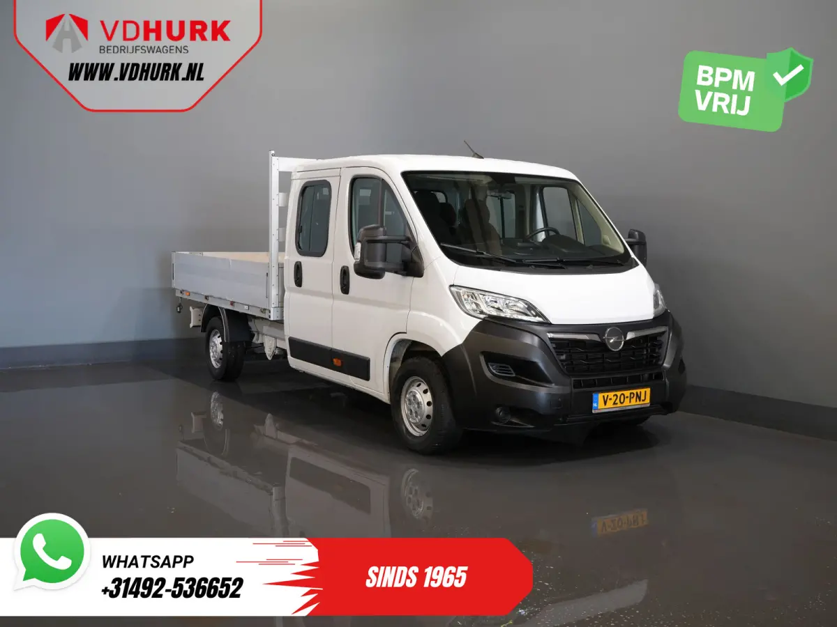 2.2 140 pk DC Dubbel Cabine Open Laadbak/ 7 Pers./ 2.5t Trekverm./ Cruise/ Airco/ 288x215x35/ Pick up