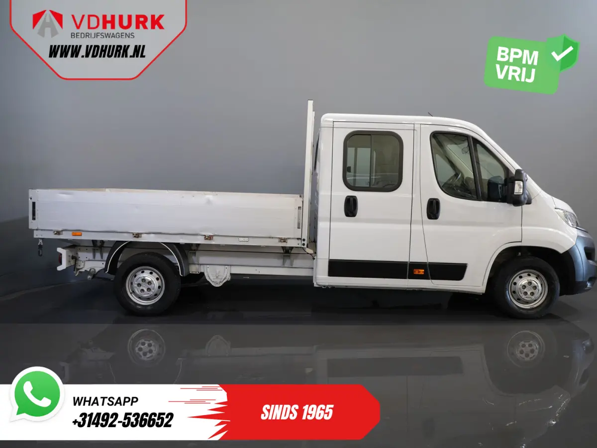 2.2 140 pk DC Dubbel Cabine Open Laadbak/ 7 Pers./ 2.5t Trekverm./ Cruise/ Airco/ 288x215x35/ Pick up