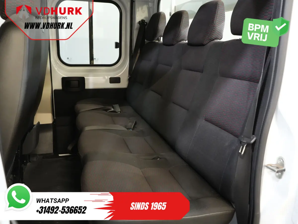 2.2 140 pk DC Dubbel Cabine Open Laadbak/ 7 Pers./ 2.5t Trekverm./ Cruise/ Airco/ 288x215x35/ Pick up