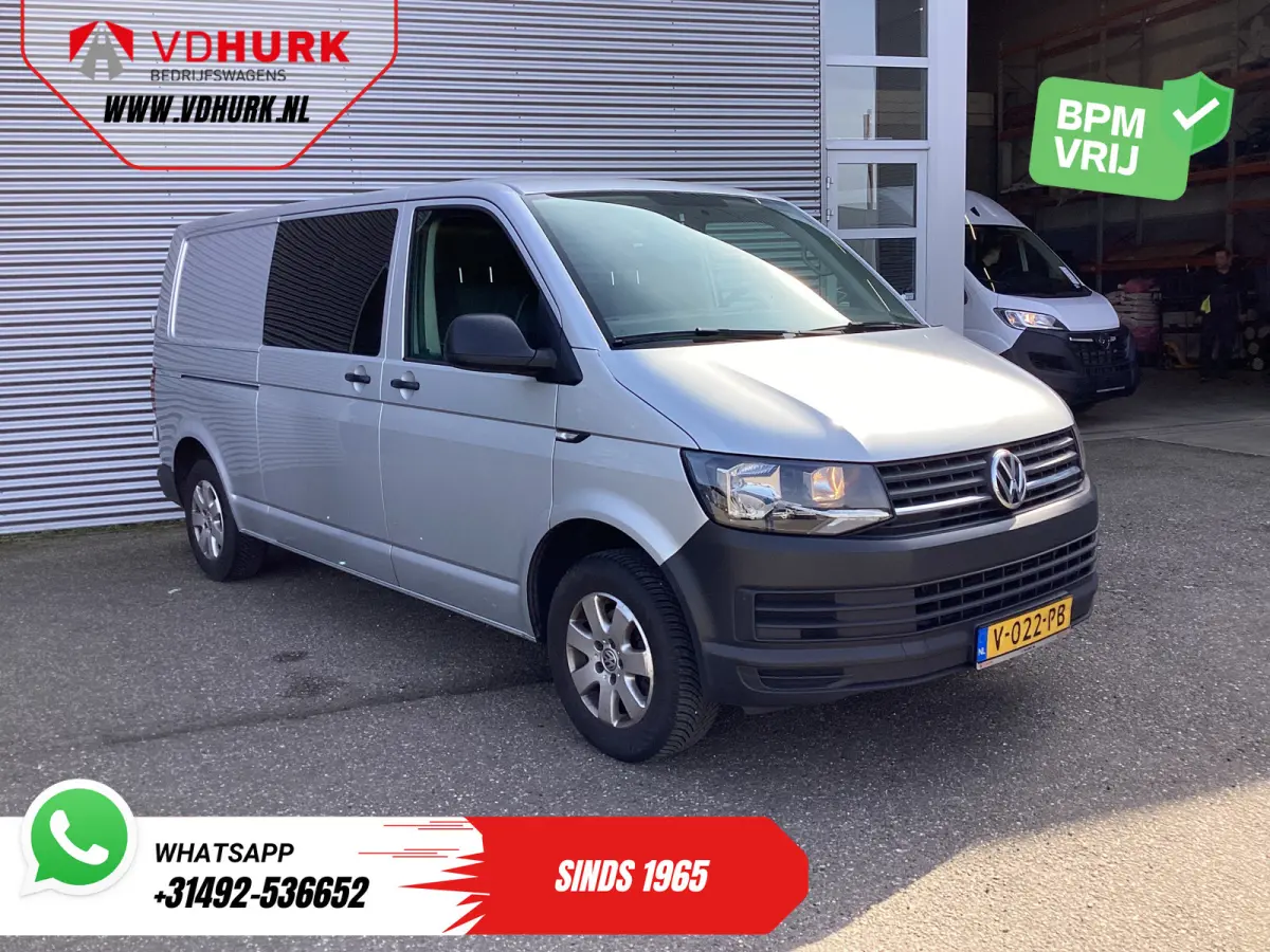 2.0 TDI 150 pk L2 DC Dubbel Cabine EXPORT 2.5t Trekverm./ Airco/ Camera/ Cruise/ 16”LMV/ Trekhaak