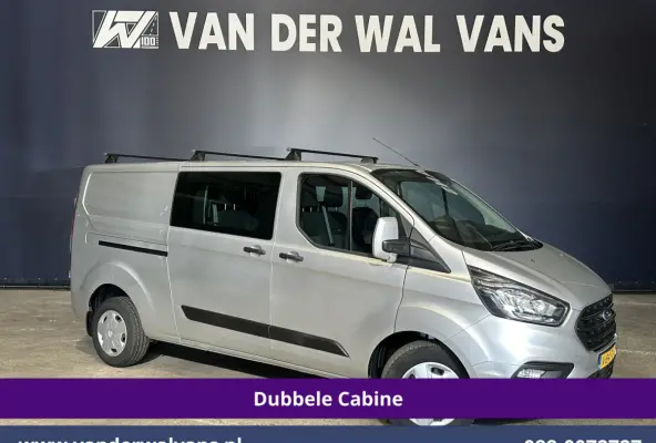 2.0 TDCI 131pk L2H1 Dubbele Cabine Euro6 Airco | 6-Zits | LED | Cruisecontrol | Verwarmde voorruit Parkeersensoren, Dakdragers, 2800kg trekvermogen
