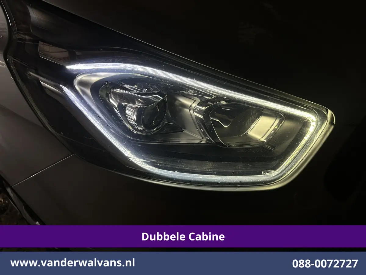 2.0 TDCI 131pk L2H1 Dubbele Cabine Euro6 Airco | 6-Zits | LED | Cruisecontrol | Verwarmde voorruit Parkeersensoren, Dakdragers, 2800kg trekvermogen