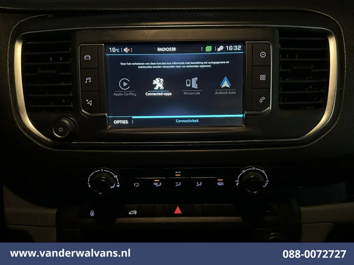 2.0 BlueHDI 122pk L3H1 Euro6 Airco | Camera | Navigatie | Apple Carplay | Cruisecontrol Android Auto, 2500kg Trekhaak, Parkeersensoren, Bijrijdersbank