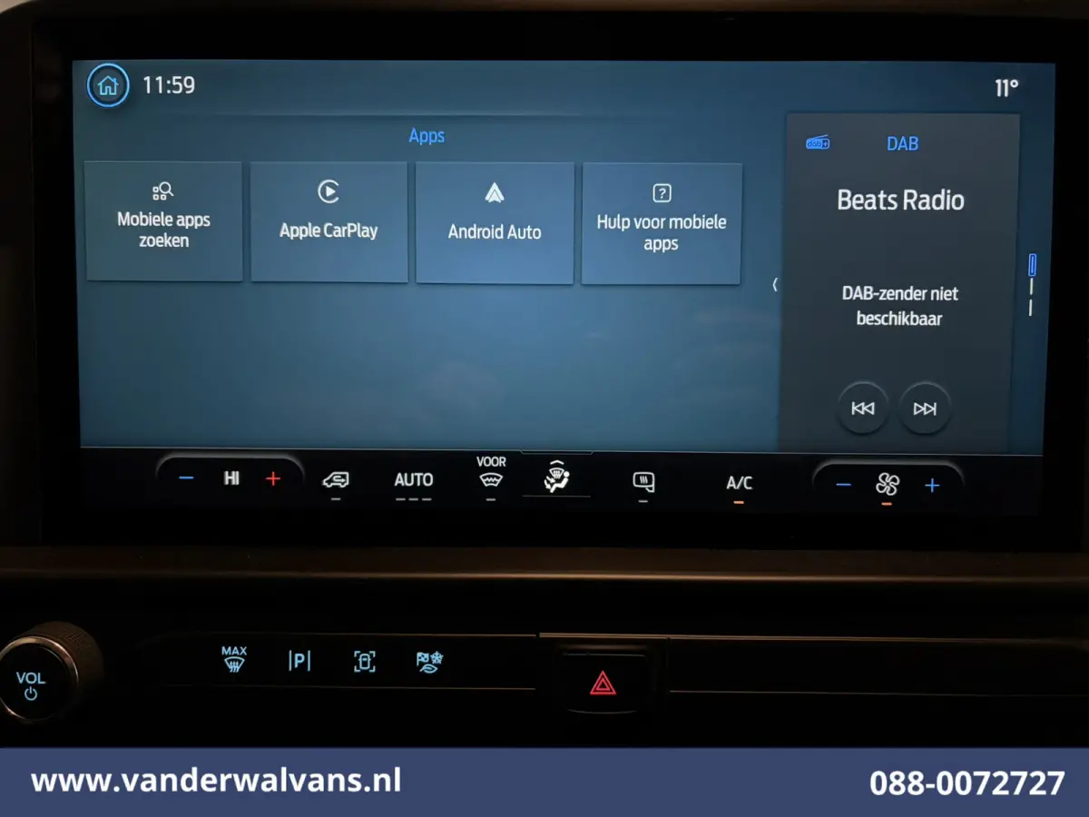 2.0 TDCI 136pk L2H1 Euro6 Airco | Camera | Apple Carplay | LED Cruisecontrol, Android Auto, Verwarmde Voorruit, Parkeersensoren, Bijrijdersbank, 2740kg trekvermogen