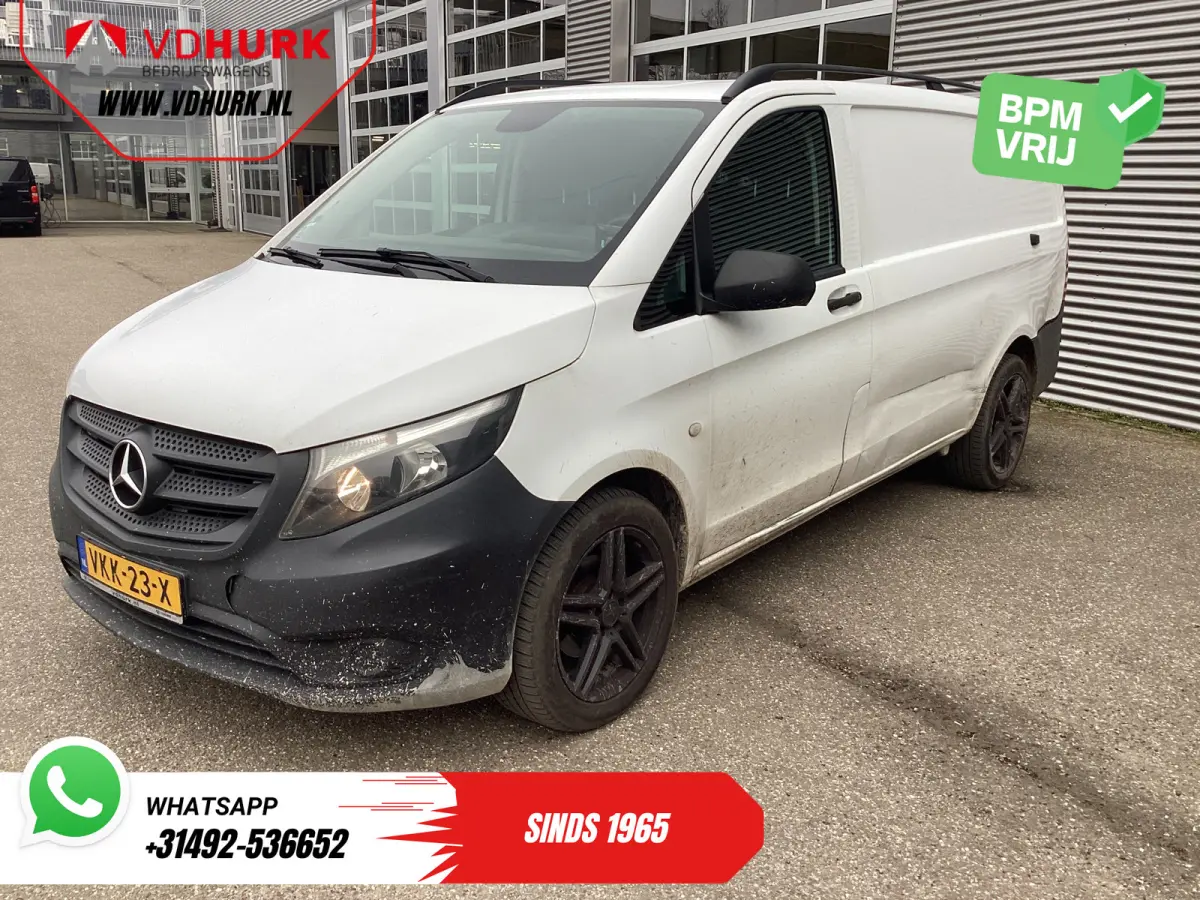 114 CDI L2 EXPORT Airco/ 270Gr.Deuren/ Cruise/ Camera/ LMV/ Trekhaak
