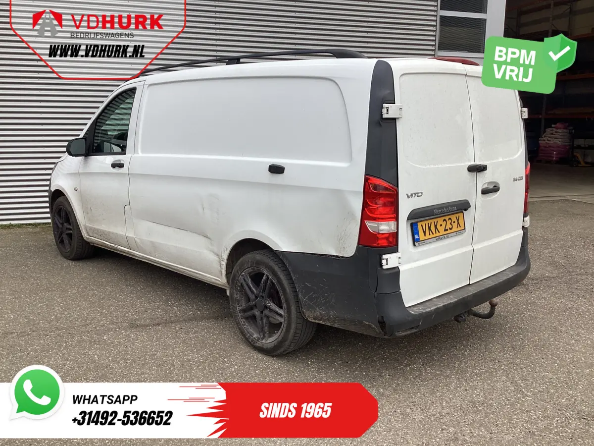 114 CDI L2 EXPORT Airco/ 270Gr.Deuren/ Cruise/ Camera/ LMV/ Trekhaak