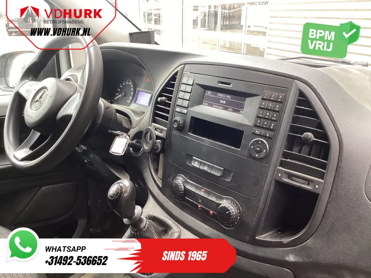 114 CDI L2 EXPORT Airco/ 270Gr.Deuren/ Cruise/ Camera/ LMV/ Trekhaak