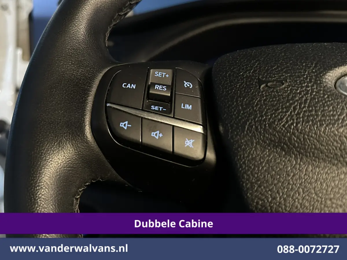 2.0 TDCI 130pk L2H1 Dubbele Cabine Euro6 Airco | 6-Zits | Xenon | Camera | Navigatie | Apple Carplay | LED Android Auto, Cruisecontrol, Stoelverwarming, Verwarmde voorruit, Parkeersensoren