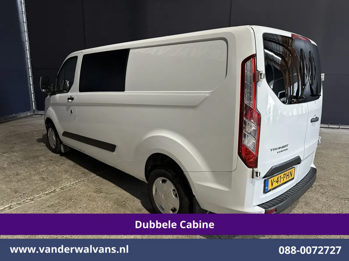 2.0 TDCI 130pk L2H1 Dubbele Cabine Euro6 Airco | 6-Zits | Xenon | Camera | Navigatie | Apple Carplay | LED Android Auto, Cruisecontrol, Stoelverwarming, Verwarmde voorruit, Parkeersensoren