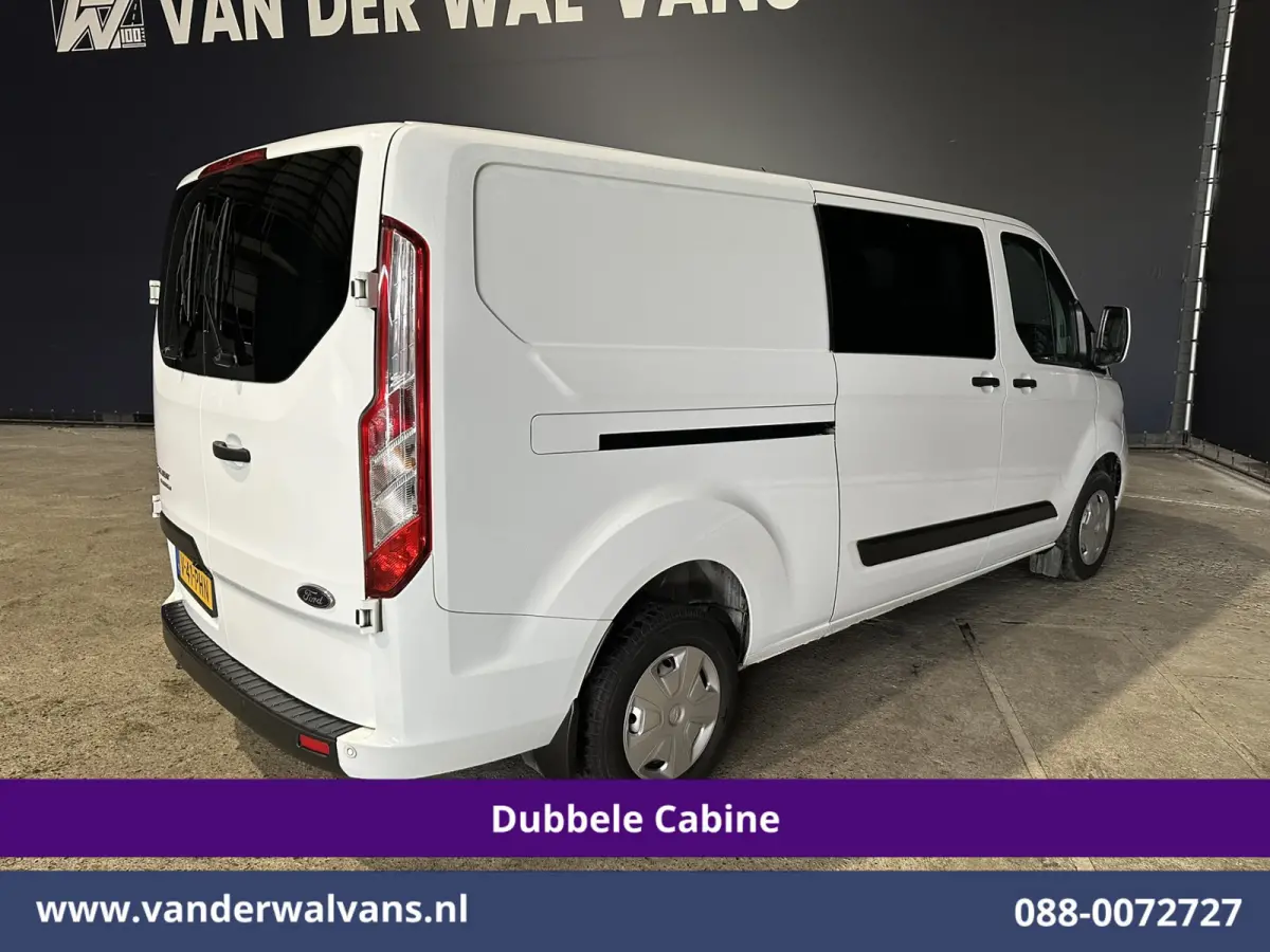 2.0 TDCI 130pk L2H1 Dubbele Cabine Euro6 Airco | 6-Zits | Xenon | Camera | Navigatie | Apple Carplay | LED Android Auto, Cruisecontrol, Stoelverwarming, Verwarmde voorruit, Parkeersensoren