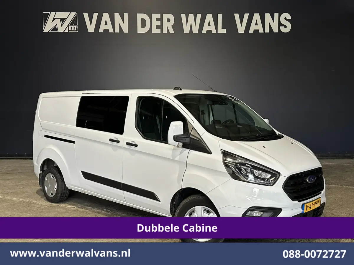 2.0 TDCI 130pk L2H1 Dubbele Cabine Euro6 Airco | 6-Zits | Xenon | Camera | Navigatie | Apple Carplay | LED Android Auto, Cruisecontrol, Stoelverwarming, Verwarmde voorruit, Parkeersensoren