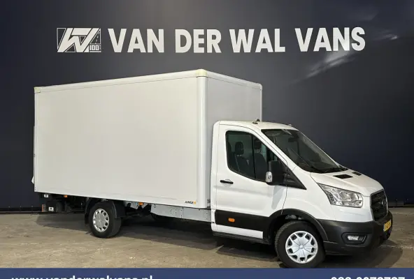 2.0 TDCI 130pk Bakwagen L4.35m Laadklep Euro6 Airco | Camera | Cruisecontrol | Verwarmde voorruit Bijrijdersbank, 970kg laadvermogen