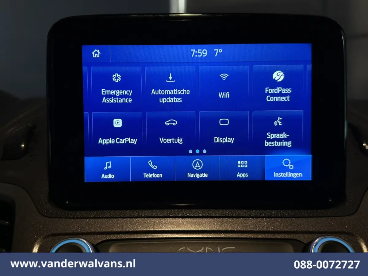1.5 EcoBlue 100pk L2H1 Euro6 Airco | 2x zijdeur | Camera | Navigatie | Apple Carplay | Cruisecontrol Verwarmde voorruit, Parkeersensoren