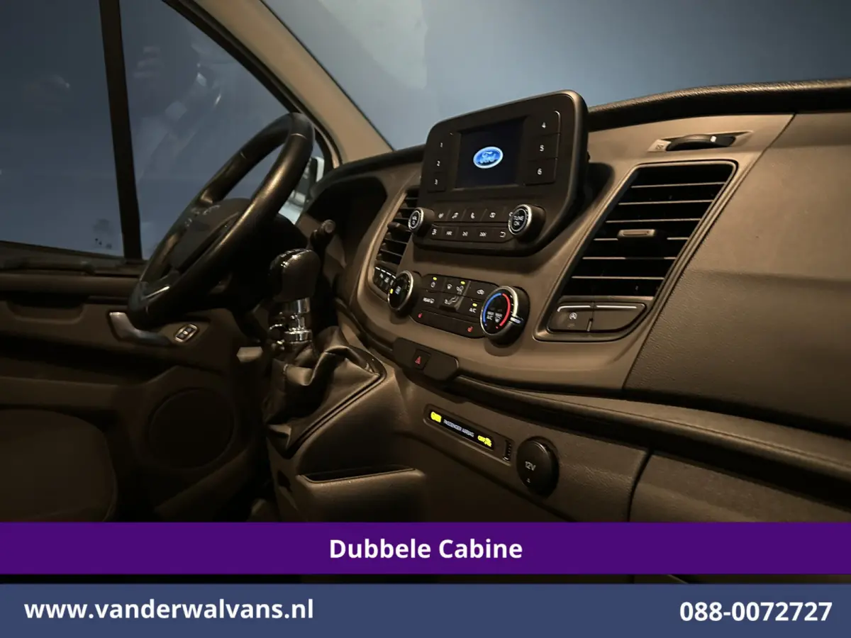 2.0 TDCI 130pk L2H1 Dubbele Cabine Inrichting Euro6 Airco | 5-Zits | Imperiaal | LED | Cruisecontrol Stoelverwarming, Parkeersensoren