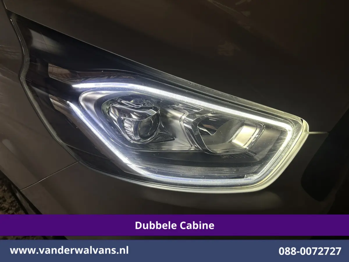 2.0 TDCI 130pk L2H1 Dubbele Cabine Inrichting Euro6 Airco | 5-Zits | Imperiaal | LED | Cruisecontrol Stoelverwarming, Parkeersensoren