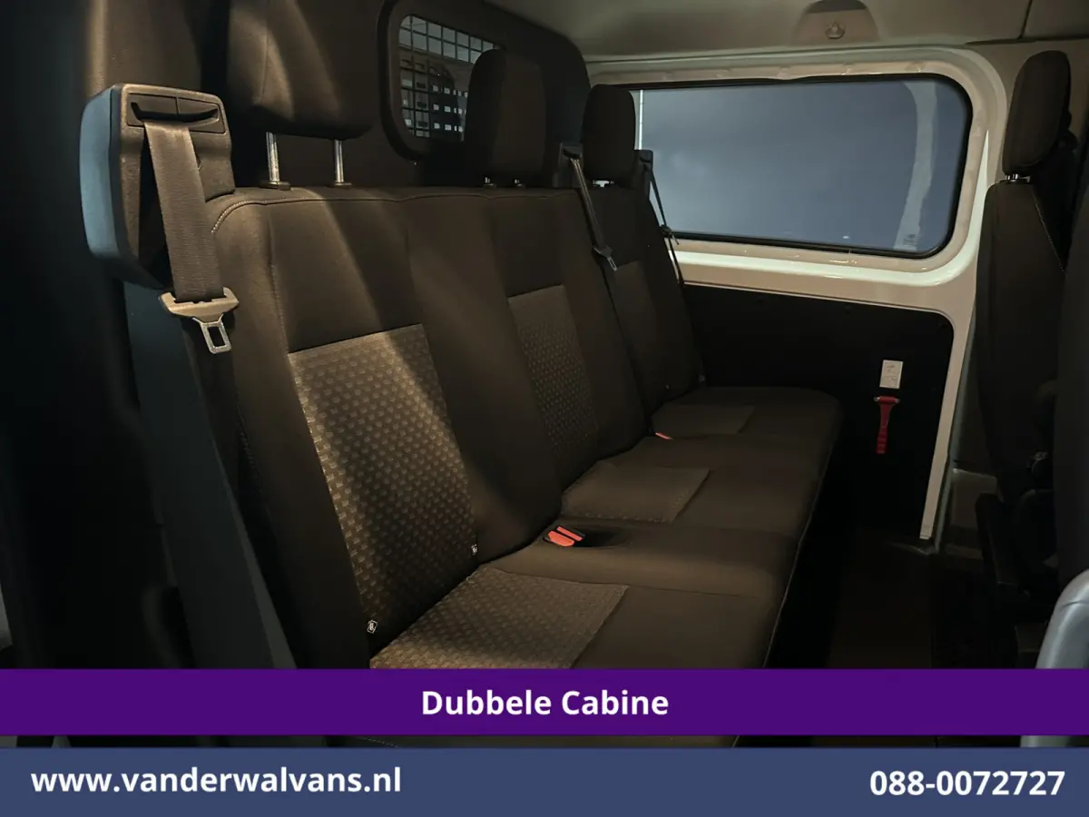 2.0 TDCI 130pk L2H1 Dubbele Cabine Inrichting Euro6 Airco | 5-Zits | Imperiaal | LED | Cruisecontrol Stoelverwarming, Parkeersensoren