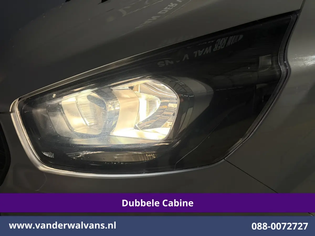 2.0 TDCI 130pk L2H1 Dubbele Cabine Euro6 Airco | 6-Zits | LED | Cruisecontrol | Trekhaak Parkeersensoren, Verwarmde voorruit