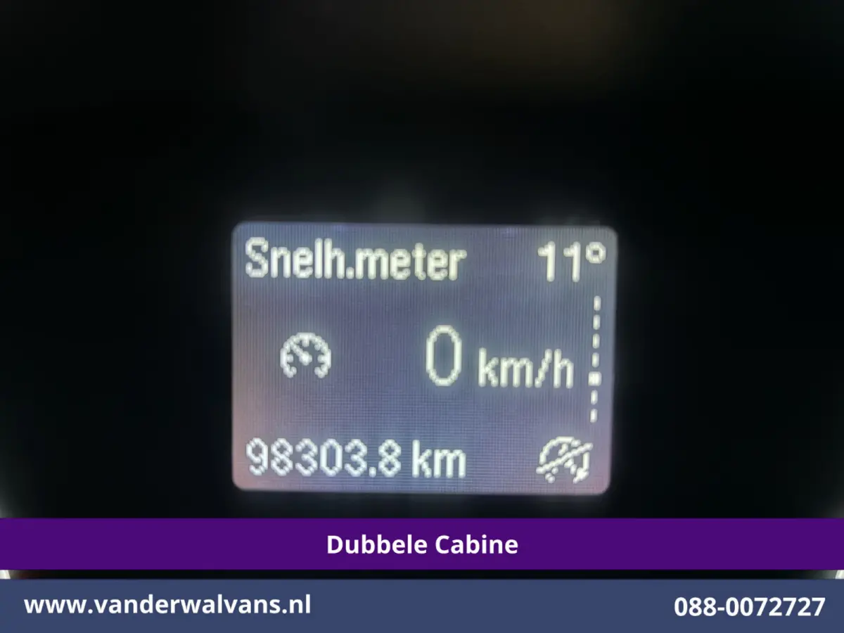 2.0 TDCI 130pk L2H1 Dubbele Cabine Euro6 Airco | 6-Zits | LED | Cruisecontrol | Trekhaak Parkeersensoren, Verwarmde voorruit