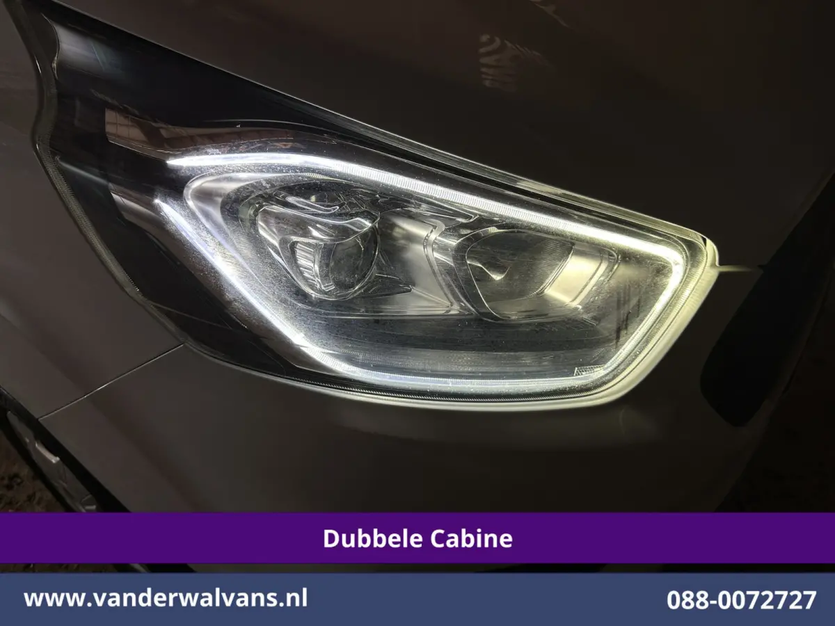 2.0 TDCI 131pk L2H1 Dubbele Cabine Euro6 Airco | 5-Zits | Camera | LED | 2800kg Trekhaak | Apple Carplay Cruisecontrol, Android Auto, Stoelverwarming, Verwarmde Voorruit, Parkeersensoren