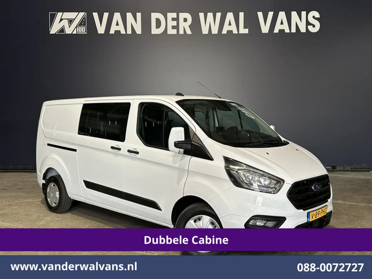 2.0 TDCI 131pk L2H1 Dubbele Cabine Euro6 Airco | 5-Zits | Camera | LED | 2800kg Trekhaak | Apple Carplay Cruisecontrol, Android Auto, Stoelverwarming, Verwarmde Voorruit, Parkeersensoren